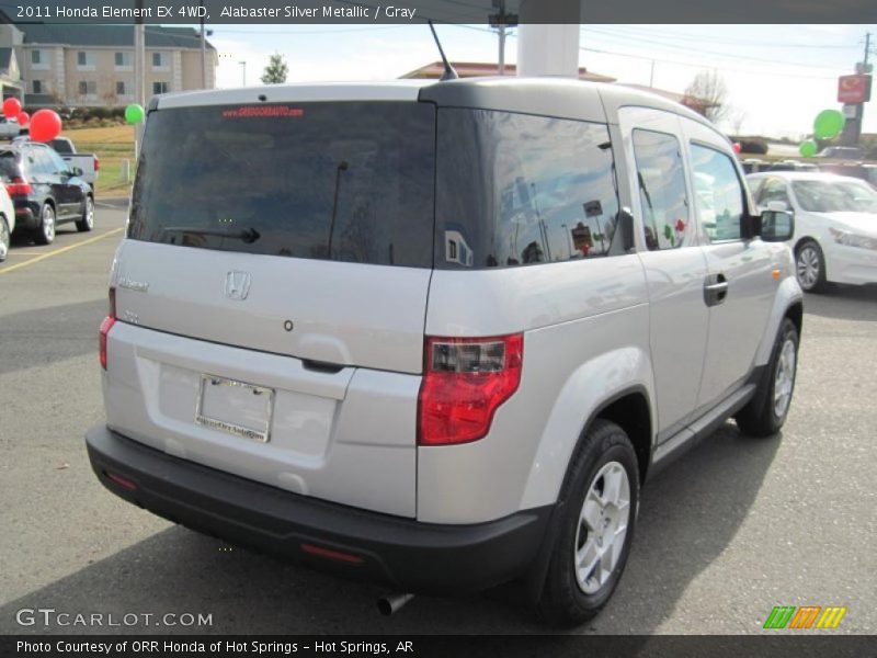 Alabaster Silver Metallic / Gray 2011 Honda Element EX 4WD