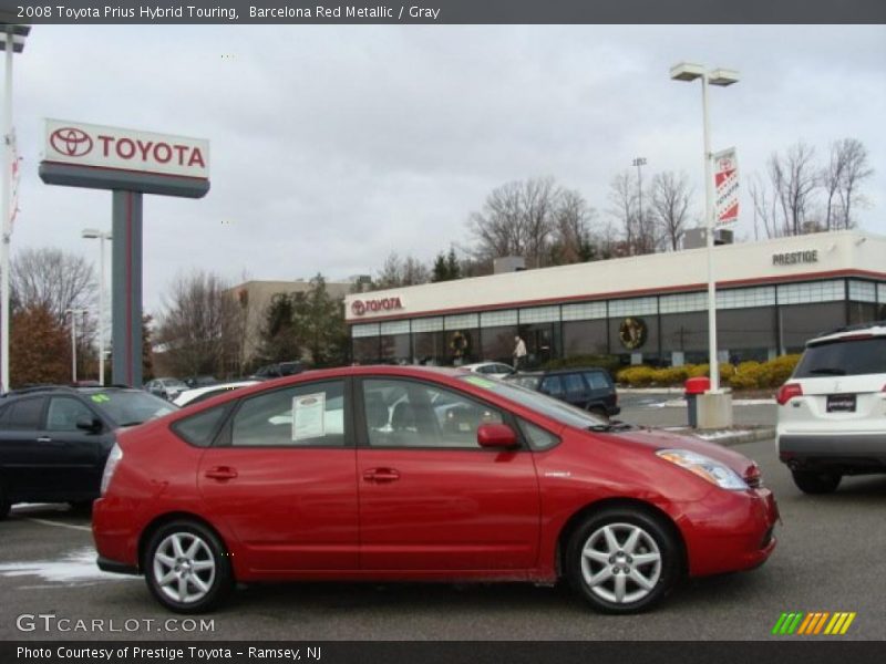 Barcelona Red Metallic / Gray 2008 Toyota Prius Hybrid Touring