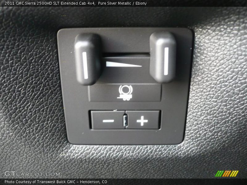 Pure Silver Metallic / Ebony 2011 GMC Sierra 2500HD SLT Extended Cab 4x4