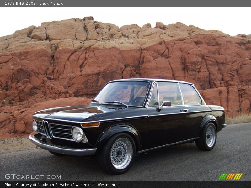 Black / Black 1973 BMW 2002