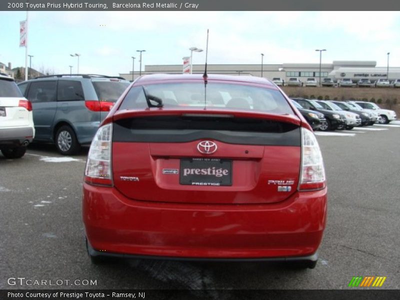 Barcelona Red Metallic / Gray 2008 Toyota Prius Hybrid Touring