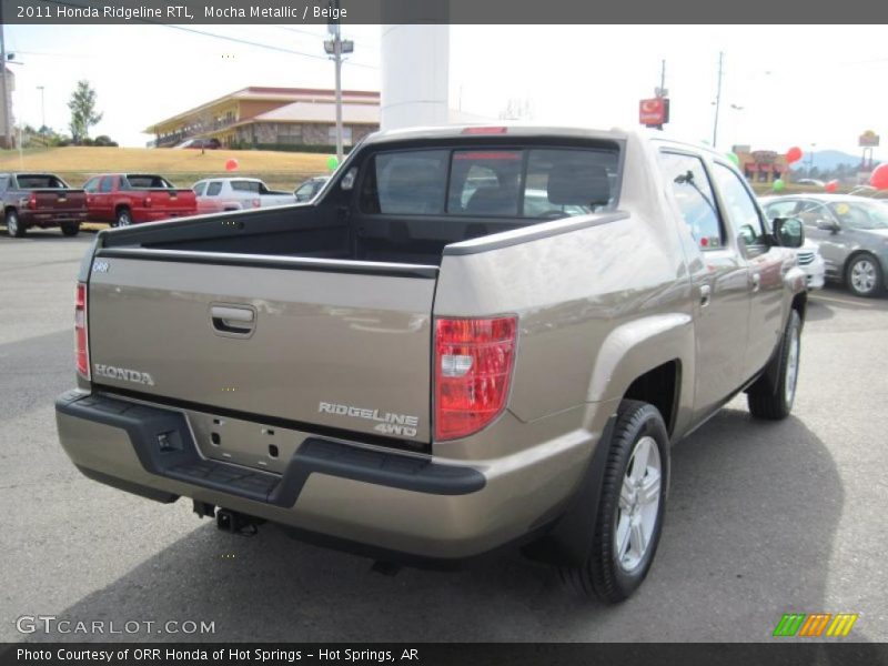 Mocha Metallic / Beige 2011 Honda Ridgeline RTL