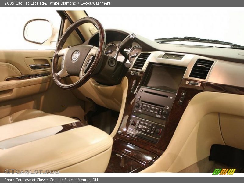 White Diamond / Cocoa/Cashmere 2009 Cadillac Escalade