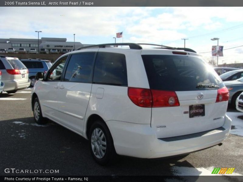 Arctic Frost Pearl / Taupe 2006 Toyota Sienna LE