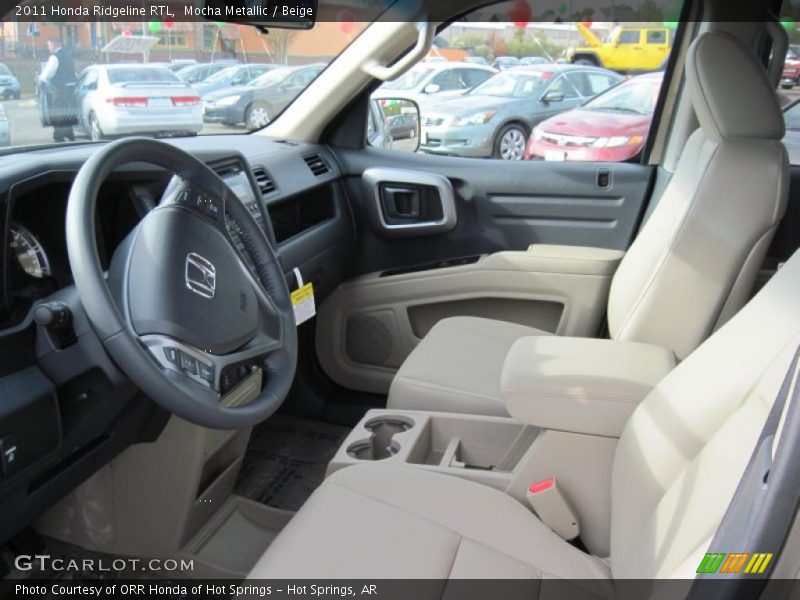  2011 Ridgeline RTL Beige Interior