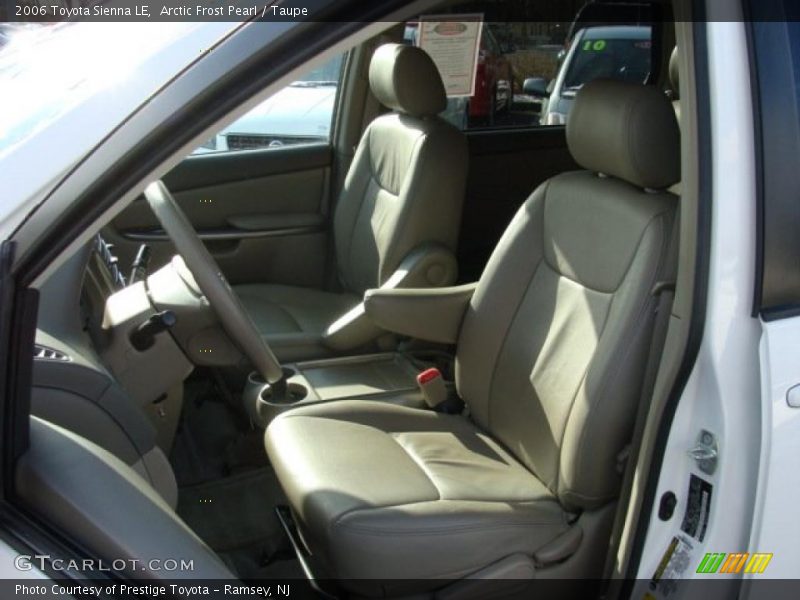 Arctic Frost Pearl / Taupe 2006 Toyota Sienna LE