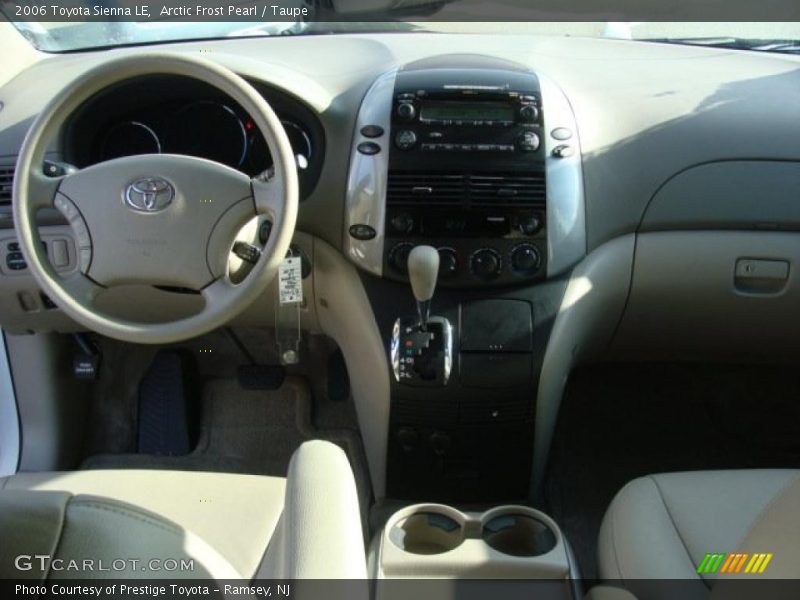 Arctic Frost Pearl / Taupe 2006 Toyota Sienna LE
