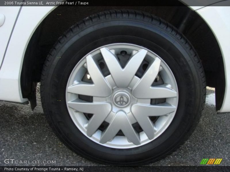 Arctic Frost Pearl / Taupe 2006 Toyota Sienna LE