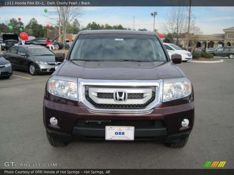 Dark Cherry Pearl / Black 2011 Honda Pilot EX-L