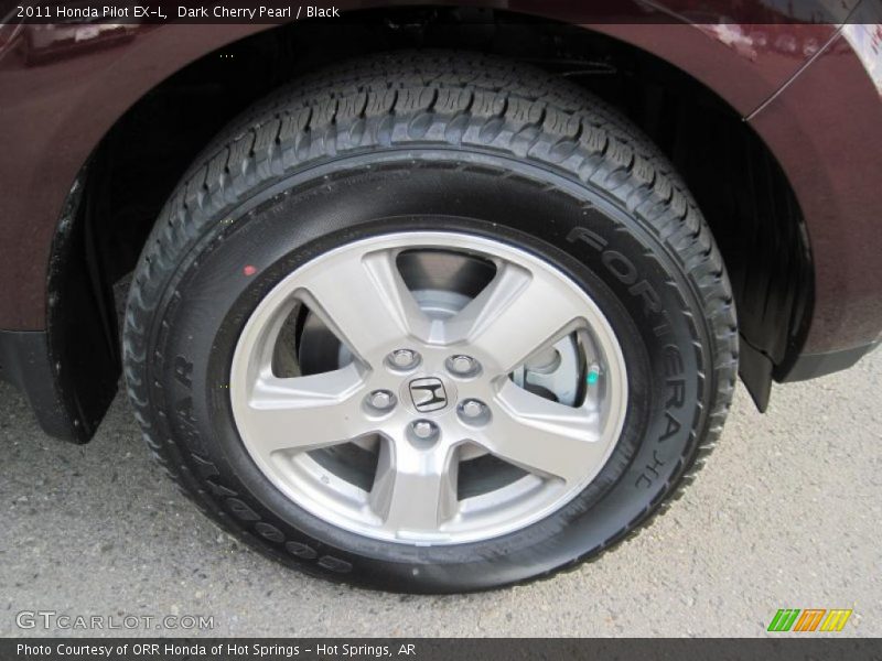 Dark Cherry Pearl / Black 2011 Honda Pilot EX-L