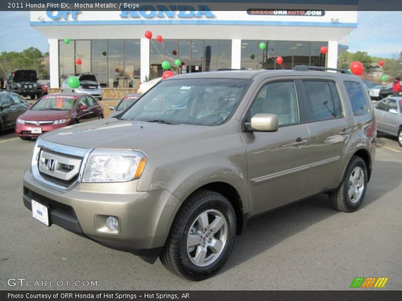 Mocha Metallic / Beige 2011 Honda Pilot EX