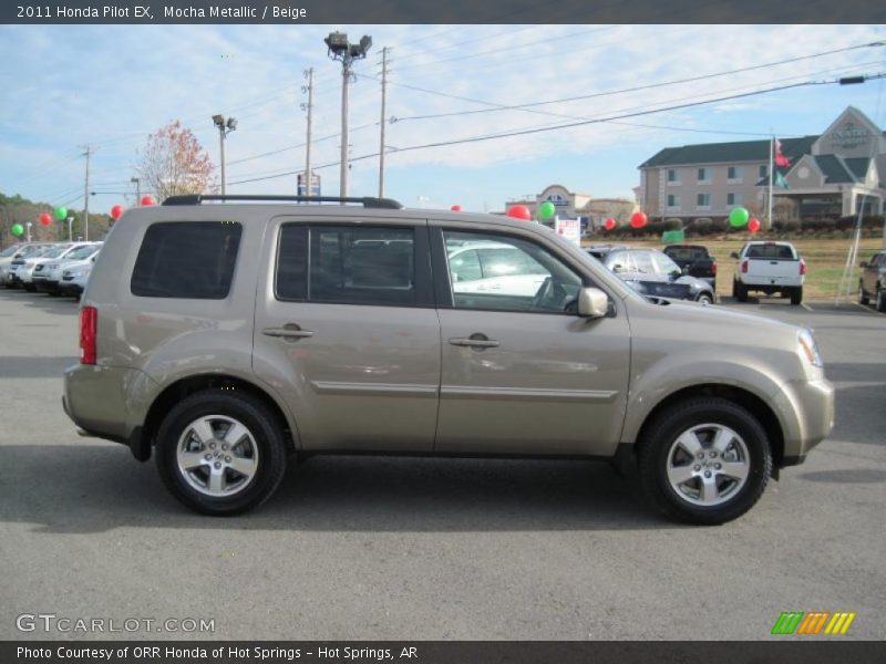 Mocha Metallic / Beige 2011 Honda Pilot EX