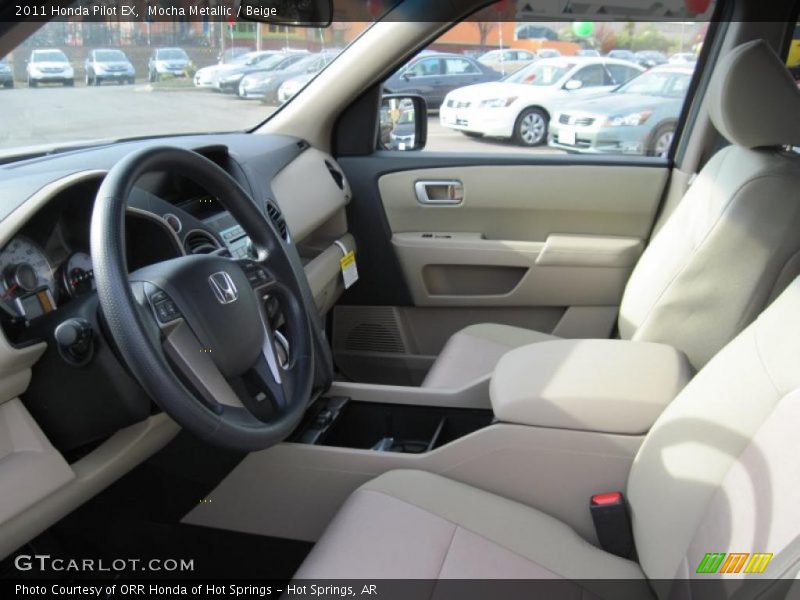  2011 Pilot EX Beige Interior