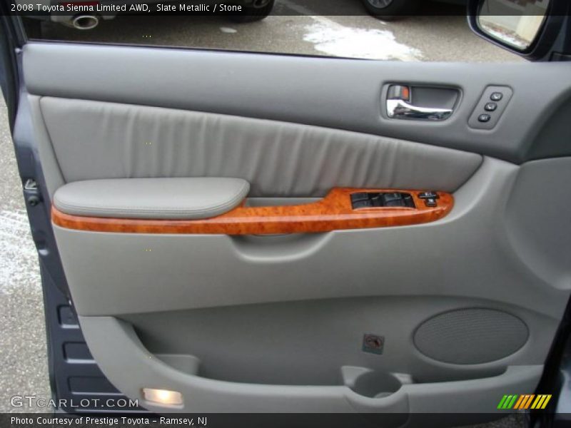 Slate Metallic / Stone 2008 Toyota Sienna Limited AWD