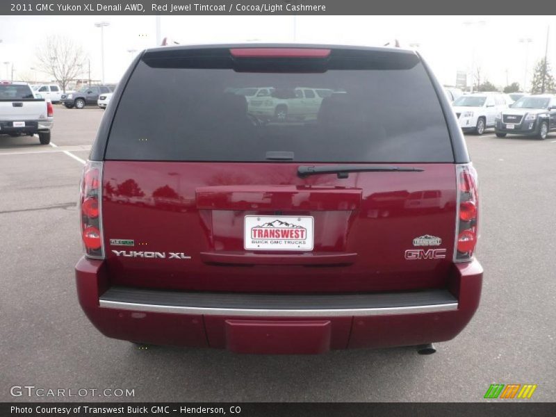 Red Jewel Tintcoat / Cocoa/Light Cashmere 2011 GMC Yukon XL Denali AWD