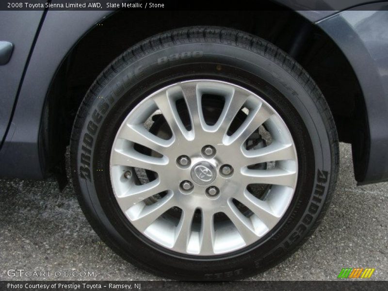 Slate Metallic / Stone 2008 Toyota Sienna Limited AWD