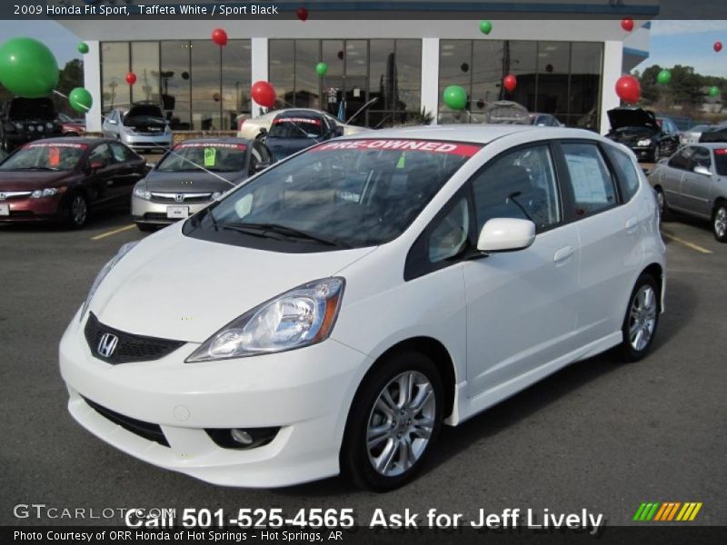 Taffeta White / Sport Black 2009 Honda Fit Sport