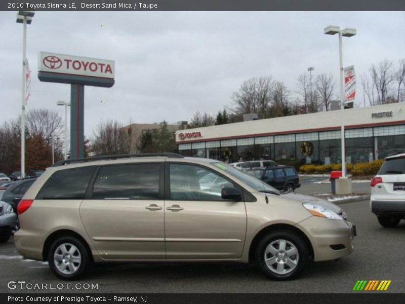 Desert Sand Mica / Taupe 2010 Toyota Sienna LE
