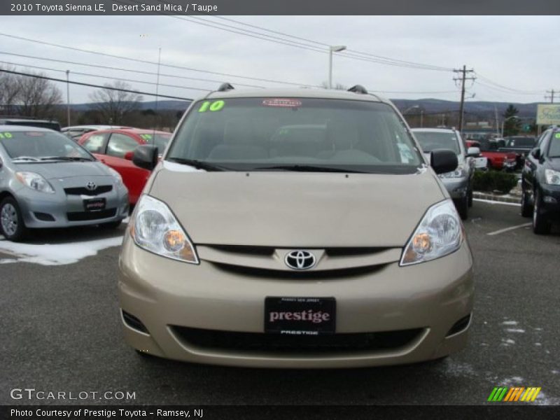 Desert Sand Mica / Taupe 2010 Toyota Sienna LE