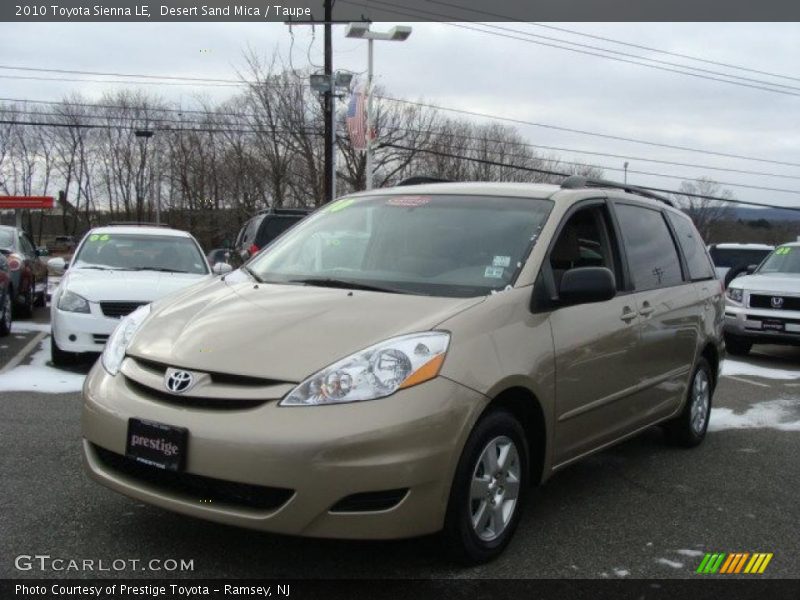 Desert Sand Mica / Taupe 2010 Toyota Sienna LE