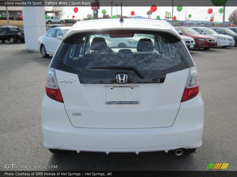 Taffeta White / Sport Black 2009 Honda Fit Sport