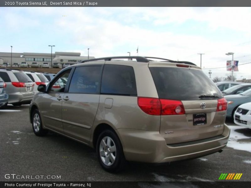 Desert Sand Mica / Taupe 2010 Toyota Sienna LE