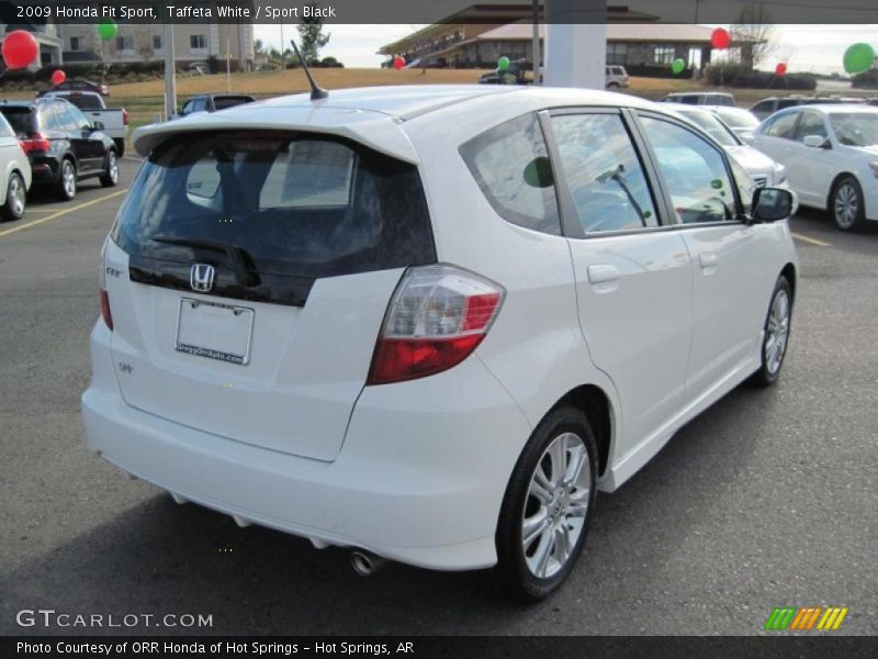 Taffeta White / Sport Black 2009 Honda Fit Sport