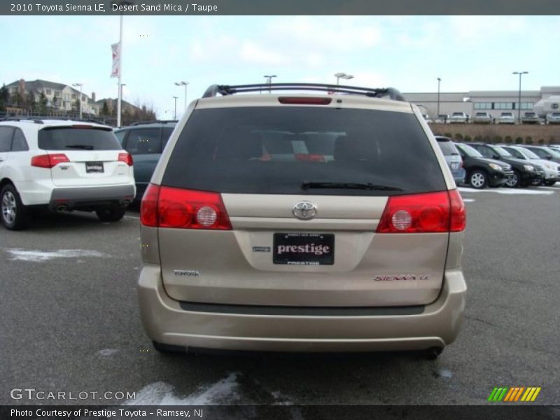 Desert Sand Mica / Taupe 2010 Toyota Sienna LE