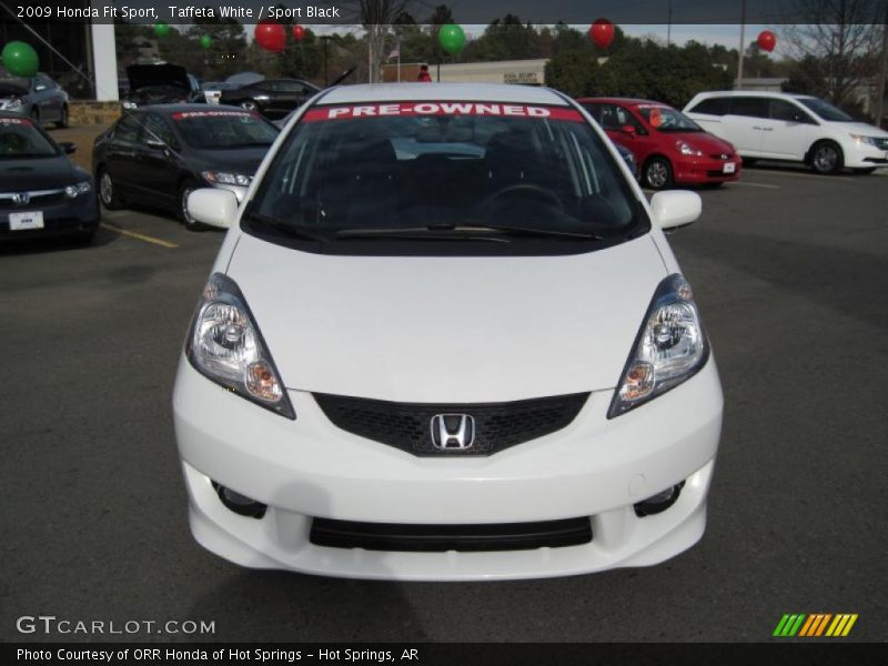 Taffeta White / Sport Black 2009 Honda Fit Sport