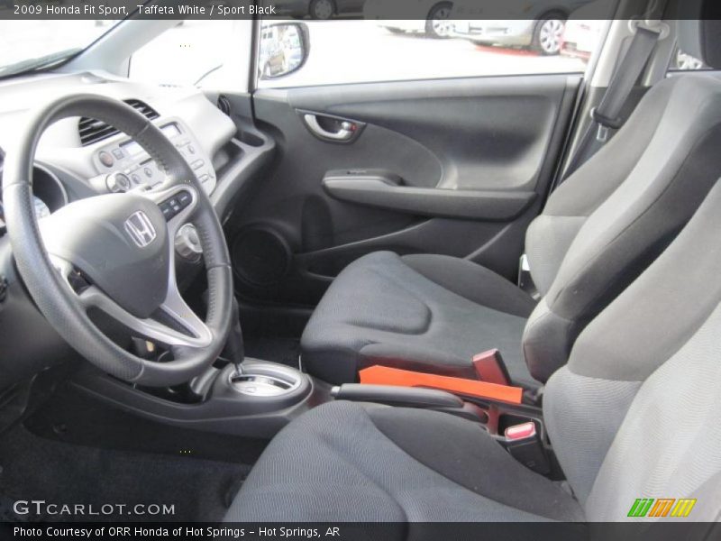 Taffeta White / Sport Black 2009 Honda Fit Sport