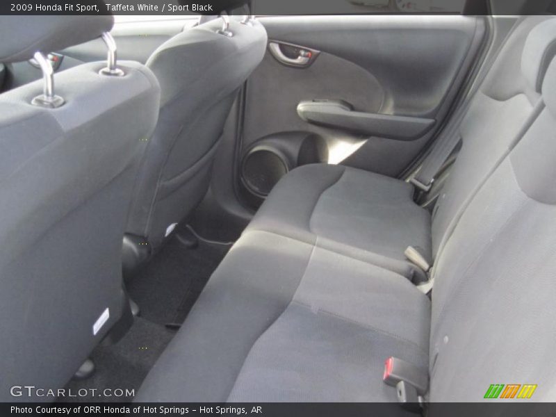 Taffeta White / Sport Black 2009 Honda Fit Sport