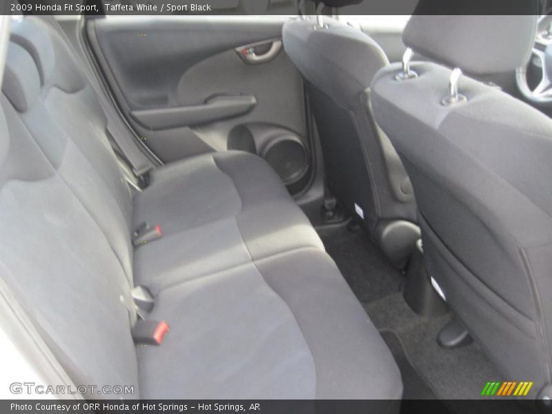 Taffeta White / Sport Black 2009 Honda Fit Sport