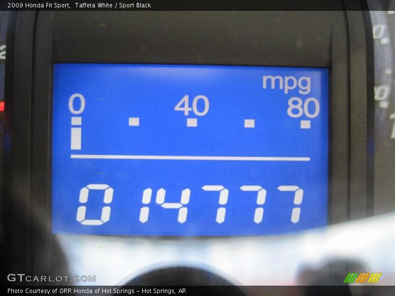 Taffeta White / Sport Black 2009 Honda Fit Sport