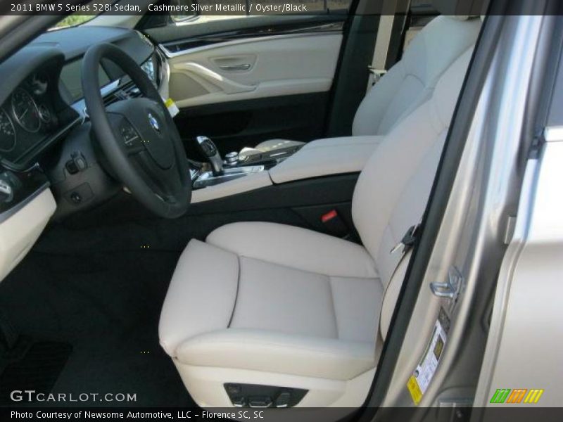  2011 5 Series 528i Sedan Oyster/Black Interior