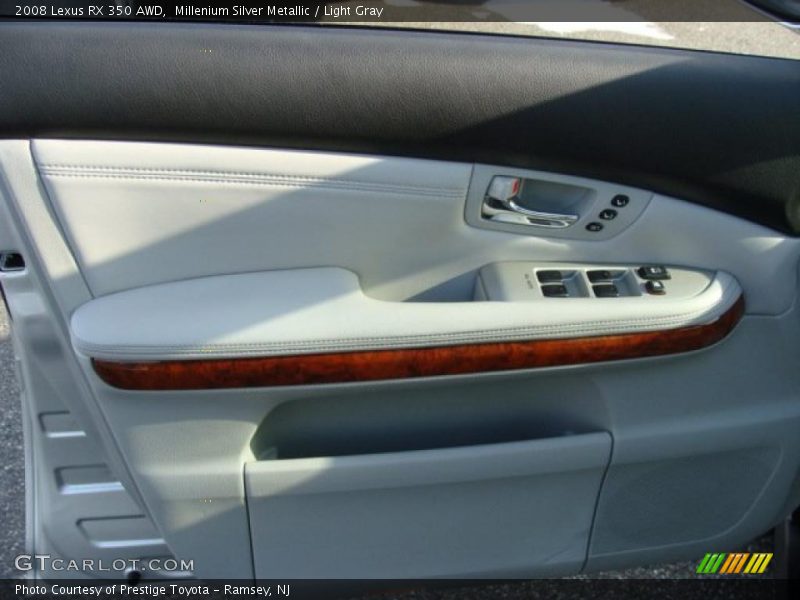 Millenium Silver Metallic / Light Gray 2008 Lexus RX 350 AWD