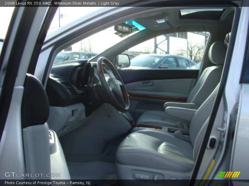 Millenium Silver Metallic / Light Gray 2008 Lexus RX 350 AWD