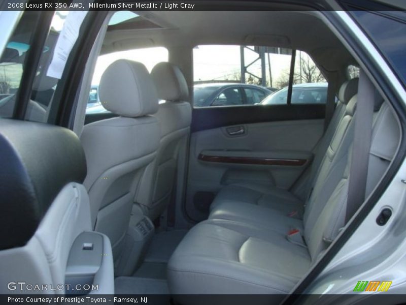 Millenium Silver Metallic / Light Gray 2008 Lexus RX 350 AWD