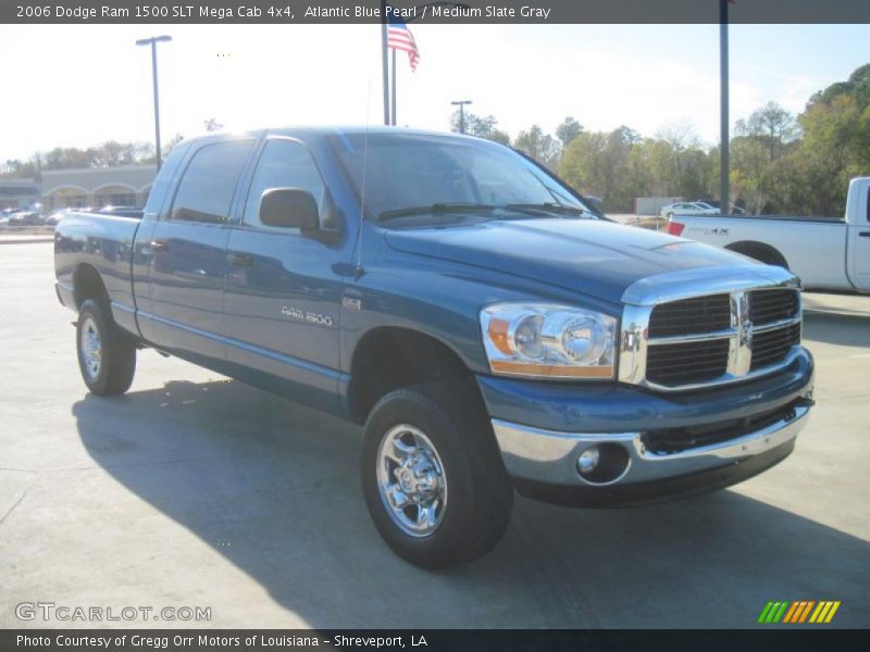 Atlantic Blue Pearl / Medium Slate Gray 2006 Dodge Ram 1500 SLT Mega Cab 4x4