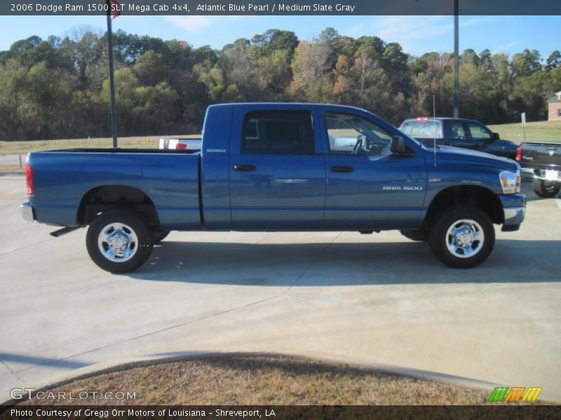Atlantic Blue Pearl / Medium Slate Gray 2006 Dodge Ram 1500 SLT Mega Cab 4x4