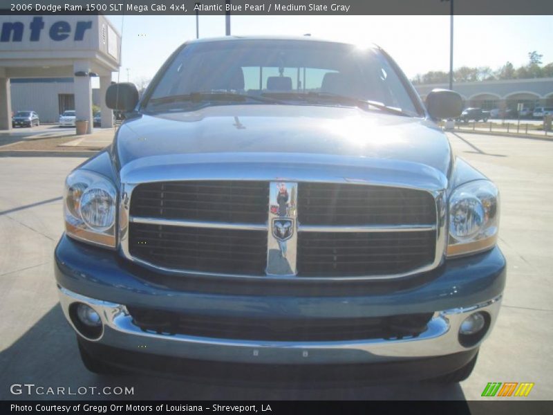 Atlantic Blue Pearl / Medium Slate Gray 2006 Dodge Ram 1500 SLT Mega Cab 4x4