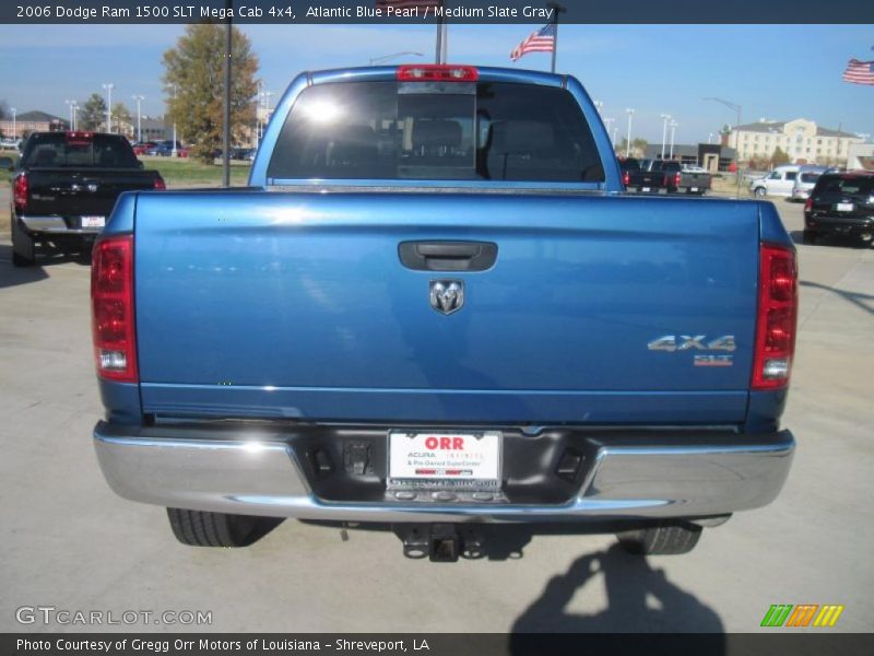 Atlantic Blue Pearl / Medium Slate Gray 2006 Dodge Ram 1500 SLT Mega Cab 4x4