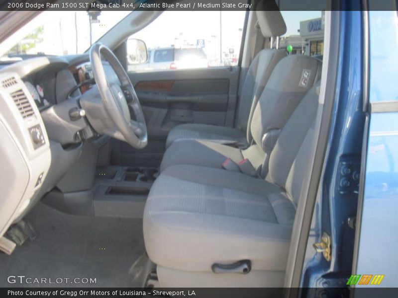 Atlantic Blue Pearl / Medium Slate Gray 2006 Dodge Ram 1500 SLT Mega Cab 4x4