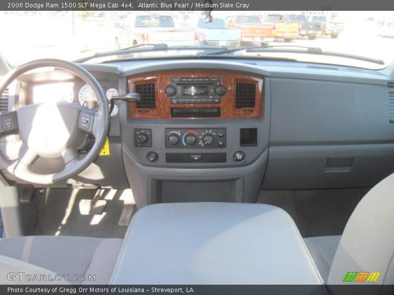 Atlantic Blue Pearl / Medium Slate Gray 2006 Dodge Ram 1500 SLT Mega Cab 4x4