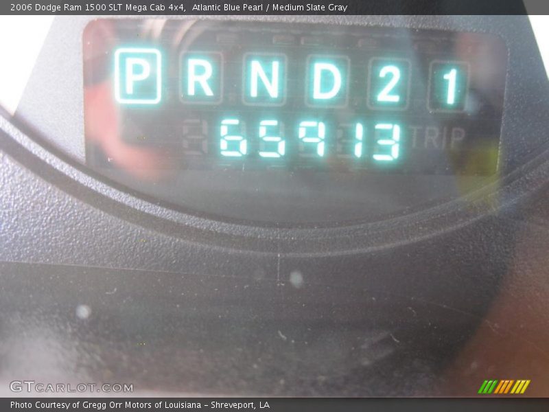Atlantic Blue Pearl / Medium Slate Gray 2006 Dodge Ram 1500 SLT Mega Cab 4x4