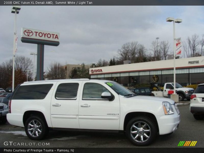 Summit White / Light Tan 2008 GMC Yukon XL Denali AWD
