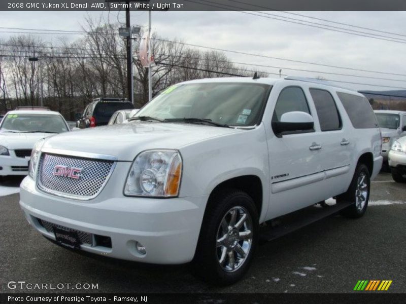 Summit White / Light Tan 2008 GMC Yukon XL Denali AWD