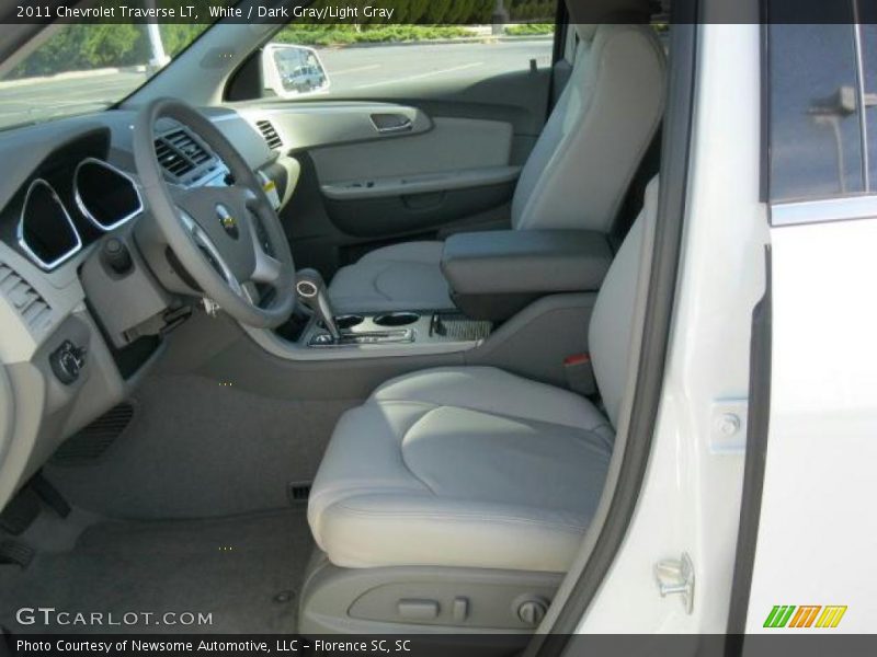  2011 Traverse LT Dark Gray/Light Gray Interior
