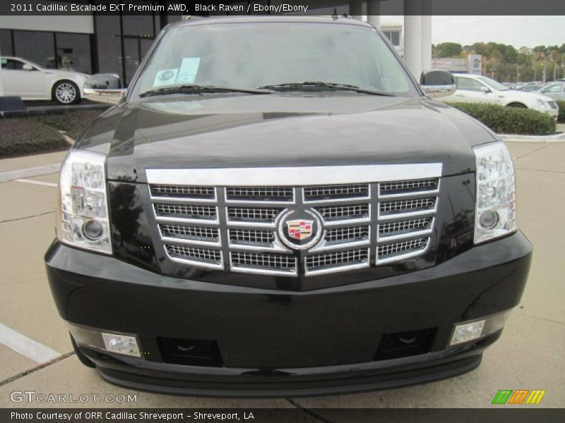 Black Raven / Ebony/Ebony 2011 Cadillac Escalade EXT Premium AWD