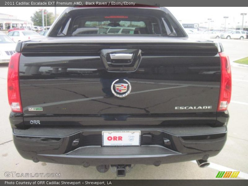 Black Raven / Ebony/Ebony 2011 Cadillac Escalade EXT Premium AWD