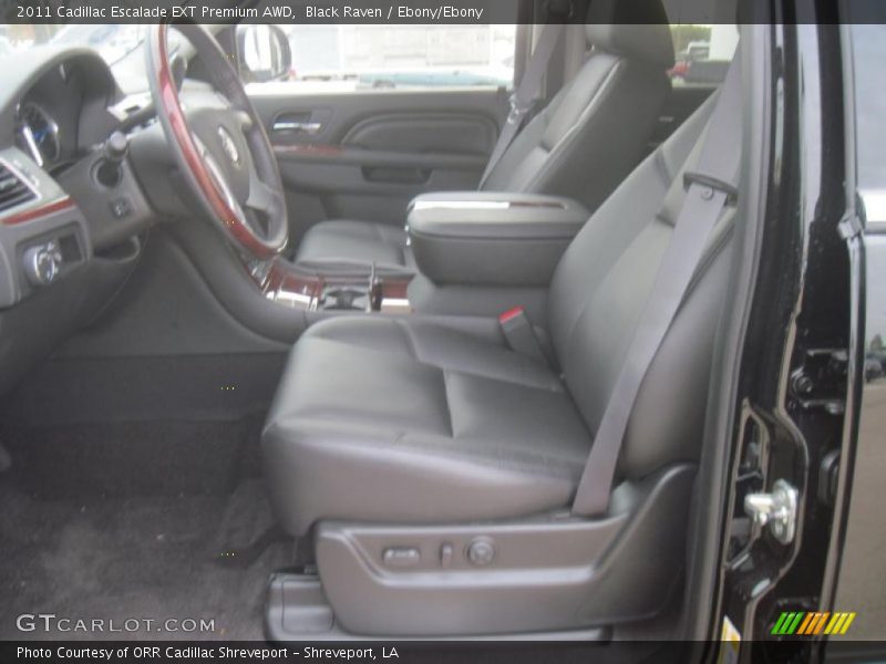 Black Raven / Ebony/Ebony 2011 Cadillac Escalade EXT Premium AWD